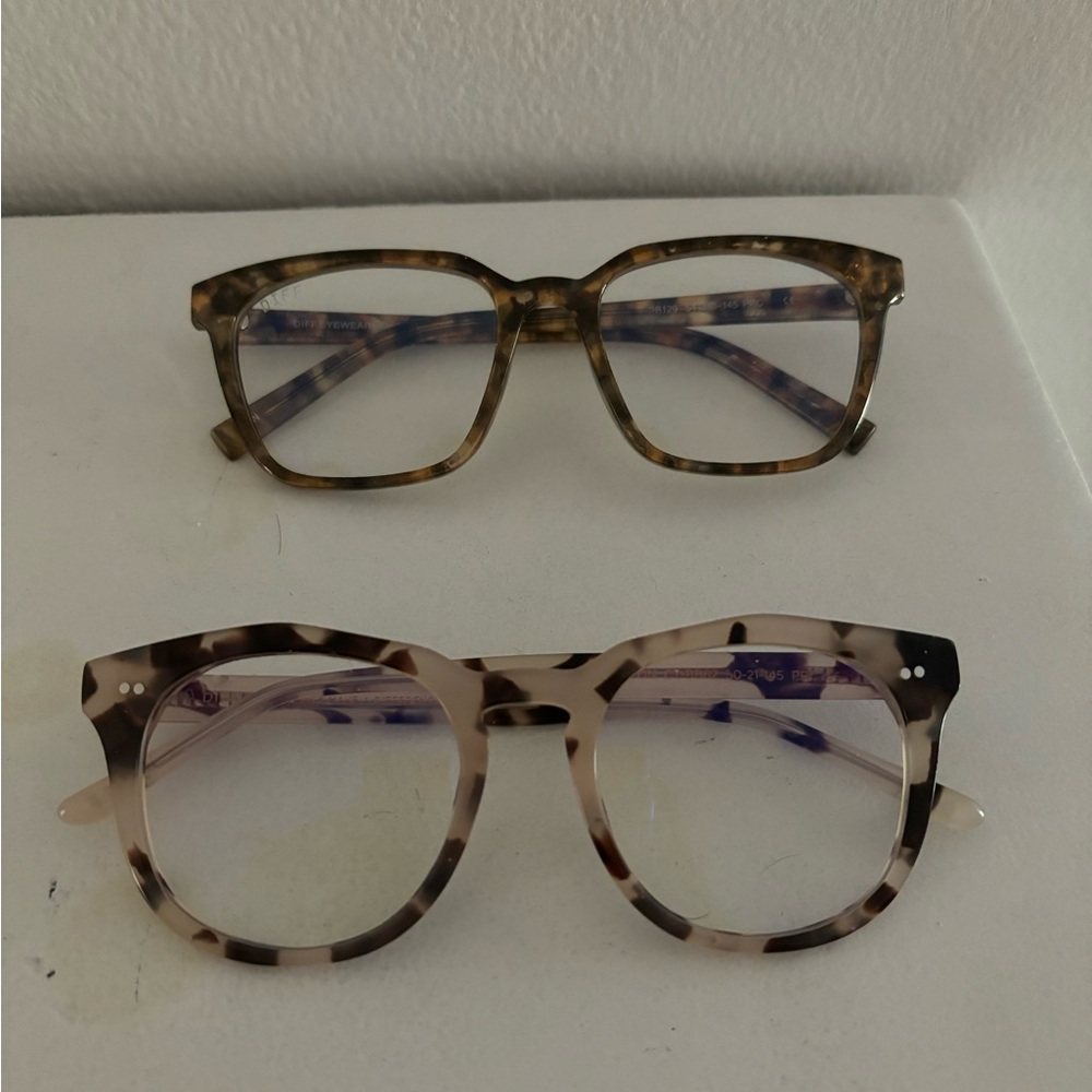 Diff blue light glasses (set of 2)